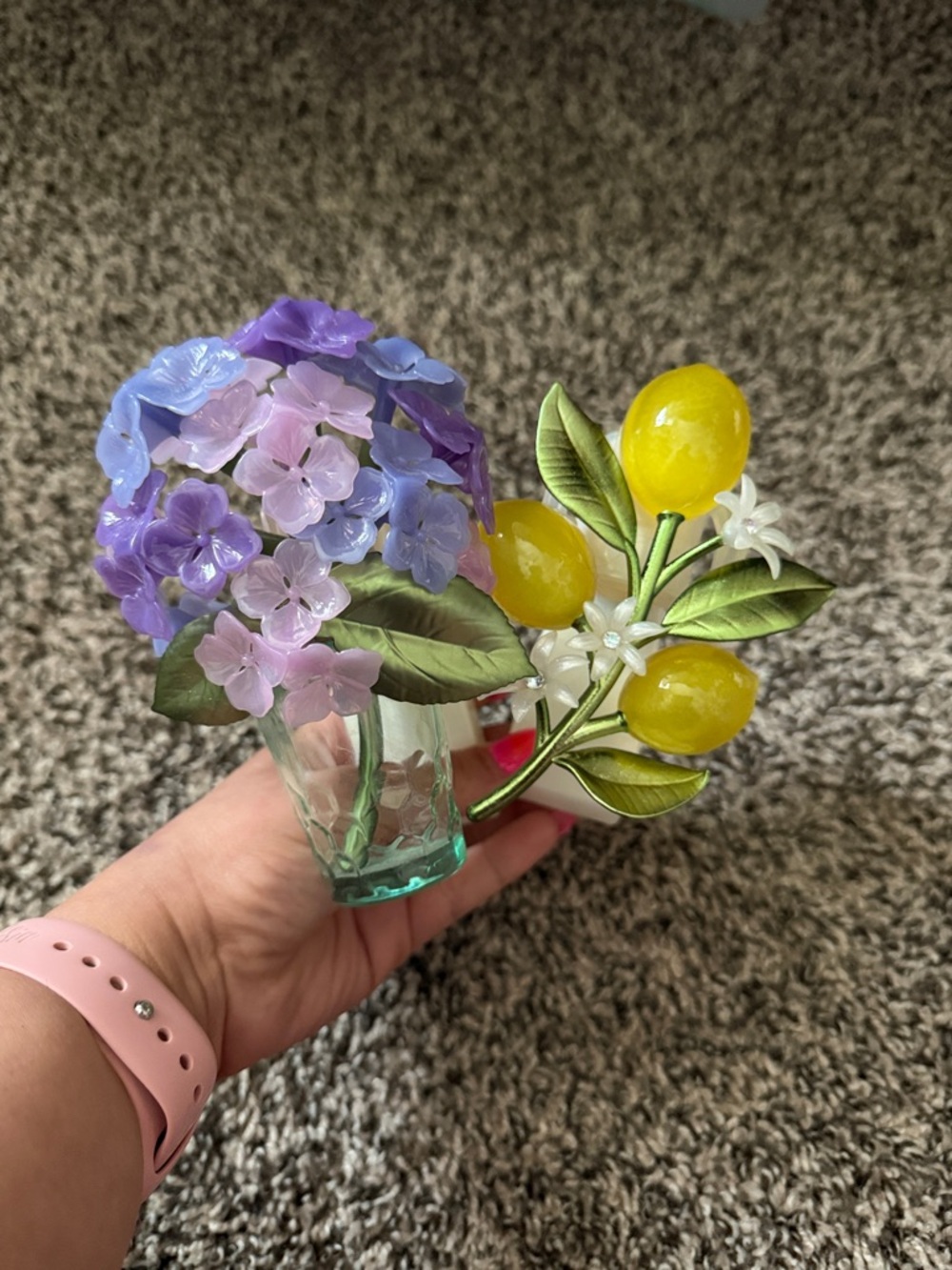Bath & Body Works Purple Hydrangea with Yellow Lemon Accent